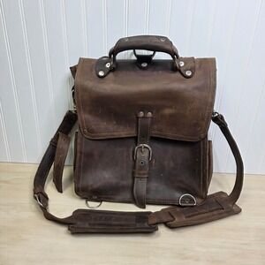 Saddleback Leather Mens Messenger Bag Dark Brown Full Grain Leather Satchel Bag
